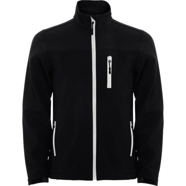 Softshell 2 Strati Zip Invertita - Nero