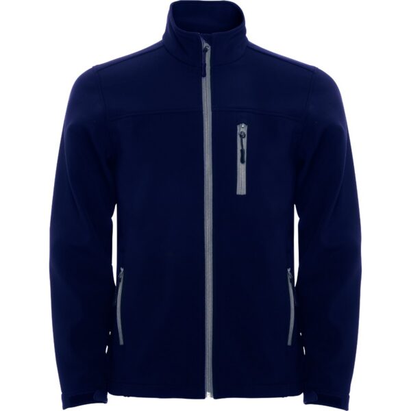 Softshell 2 Strati Zip Invertita - Blu Navy