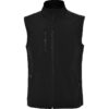 Gilet softshell a 2 strati con zip - Nero