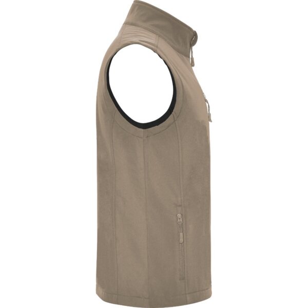 Gilet softshell a 2 strati con zip - vista 3