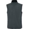 Gilet softshell a 2 strati con zip - Piombo Scuro