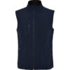 Gilet softshell a 2 strati con zip - Blu Navy