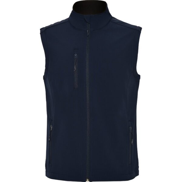 Gilet softshell a 2 strati con zip - Blu Navy