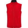 Gilet softshell a 2 strati con zip - Rosso