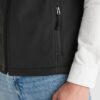 Gilet softshell a 2 strati con zip - dettaglio 2