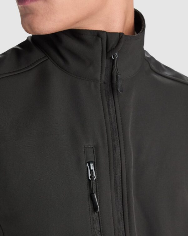 Gilet softshell a 2 strati con zip - dettaglio 3