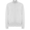 Felpa con Zip e Collo Alto - Bianco