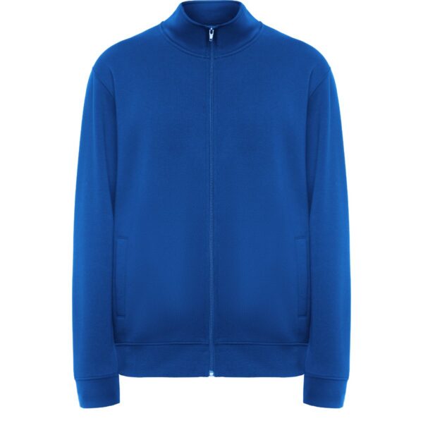 Felpa con Zip e Collo Alto - Royal