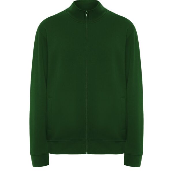 Felpa con Zip e Collo Alto - Verde Bottiglia