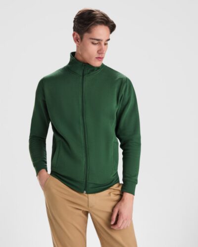 Felpa con Zip e Collo Alto - modello 1