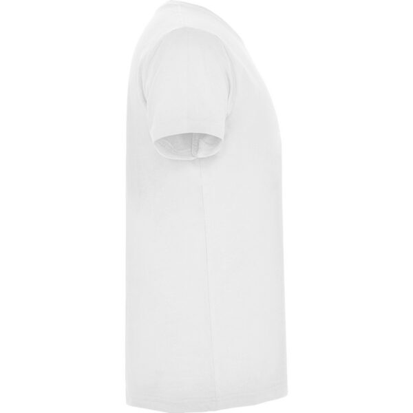 T-Shirt Scollo a V 155 g - Bianco dettaglio 3