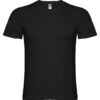 T-Shirt Scollo a V 155 g - Nero
