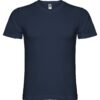 T-Shirt Scollo a V 155 g - Blu Navy