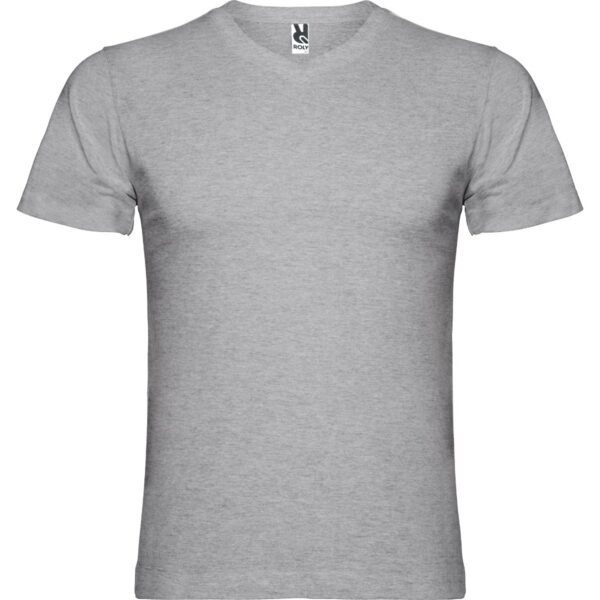 T-Shirt Scollo a V 155 g - Grigio Vigore