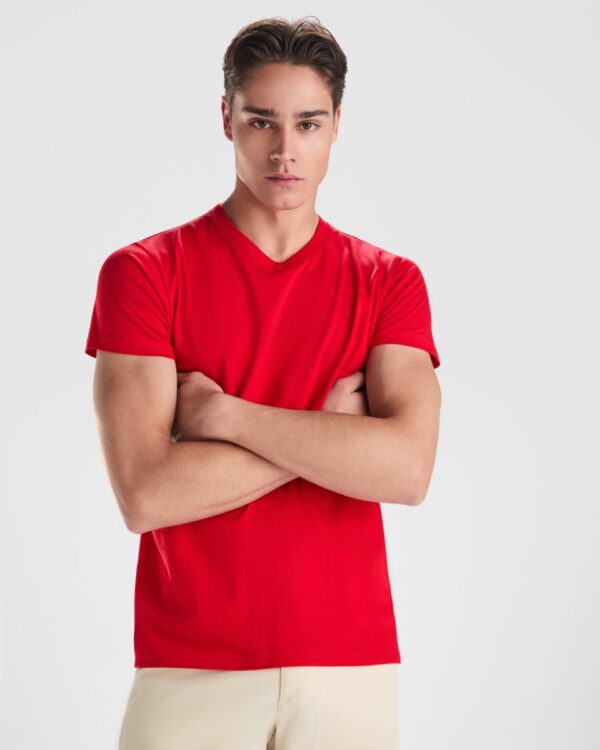 T-Shirt Scollo a V 155 g - dettaglio 1