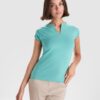 T-Shirt Donna Stretch Scollo a V - dettaglio 1