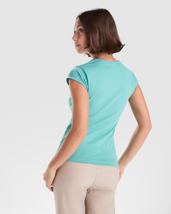 T-Shirt Donna Stretch Scollo a V - dettaglio 2