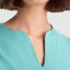 T-Shirt Donna Stretch Scollo a V - dettaglio 3