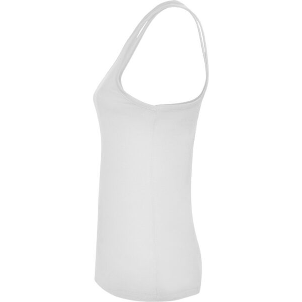 Canotta Donna Sagomata - Bianco dettaglio 2