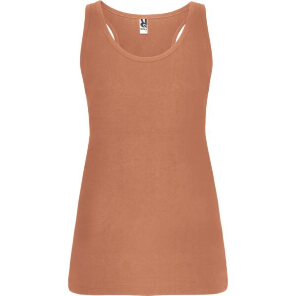 Canotta Donna Sagomata - Arancione Clay
