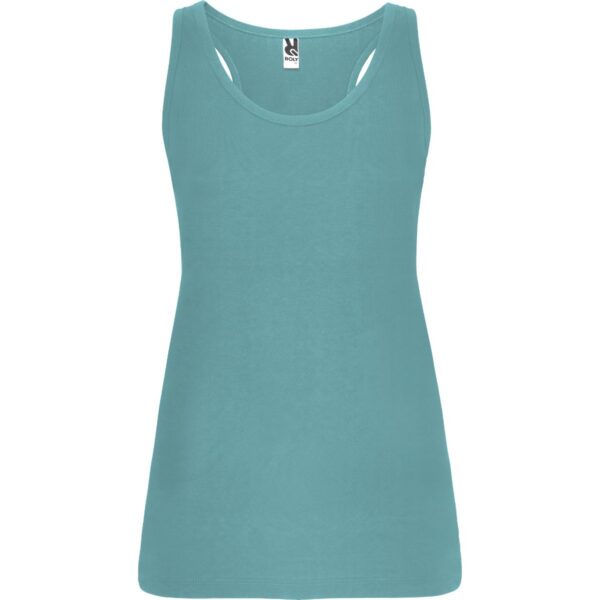 Canotta Donna Sagomata - Azzurro Dusty