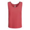 Canotta Donna Fascia Larga - Rosso Crisantemo