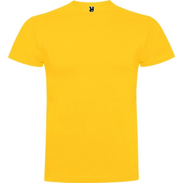 T-Shirt Cotone Pettinato 180 g - Giallo Oro