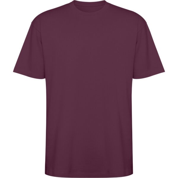 T-Shirt Oversize 210 g - Plum Red