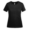 T-Shirt Donna Heavy 210 g - Nero