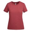 T-Shirt Donna Heavy 210 g - Rosso Crisantemo