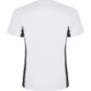 T-Shirt Tecnica Bicolore - Bianco/Piombo Scuro dettaglio 1