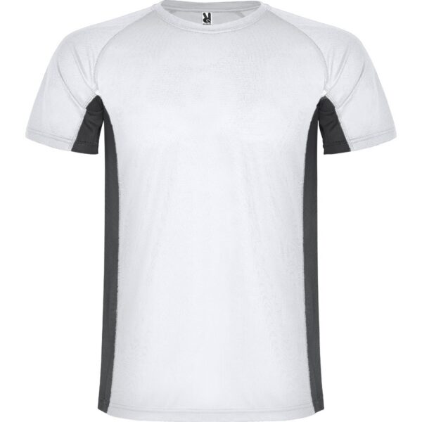T-Shirt Tecnica Bicolore - Bianco/Piombo Scuro