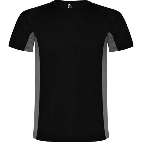 T-Shirt Tecnica Bicolore - Nero/Piombo Scuro