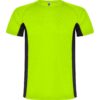 T-Shirt Tecnica Bicolore - Verde Fluo/Nero