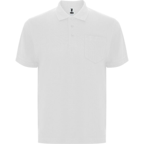 Polo con Taschino Anti-Pilling - Bianco