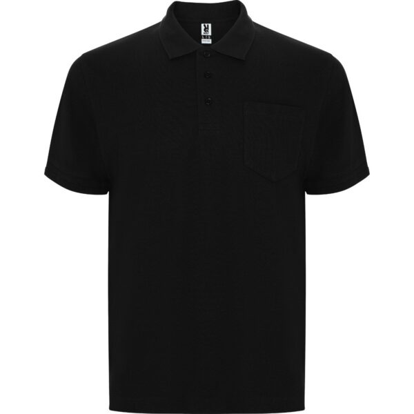 Polo con Taschino Anti-Pilling - Nero