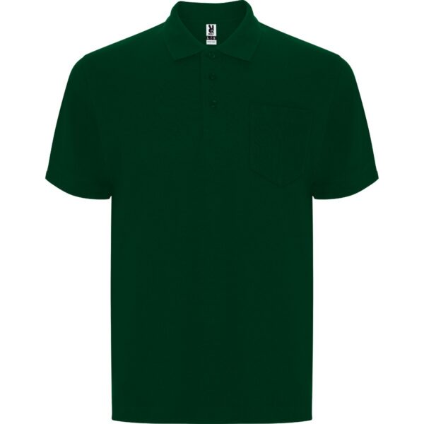 Polo con Taschino Anti-Pilling - Verde Bottiglia