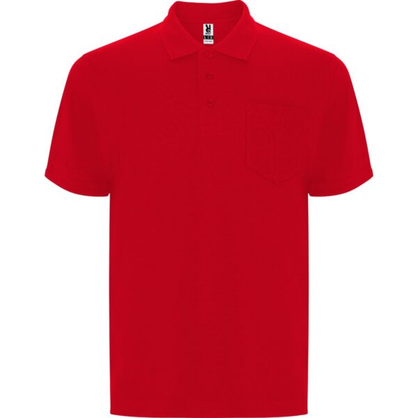 Polo con Taschino Anti-Pilling - Rosso