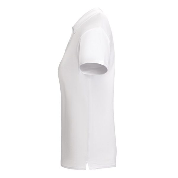 Polo Donna Organica OCS - Bianco vista 2