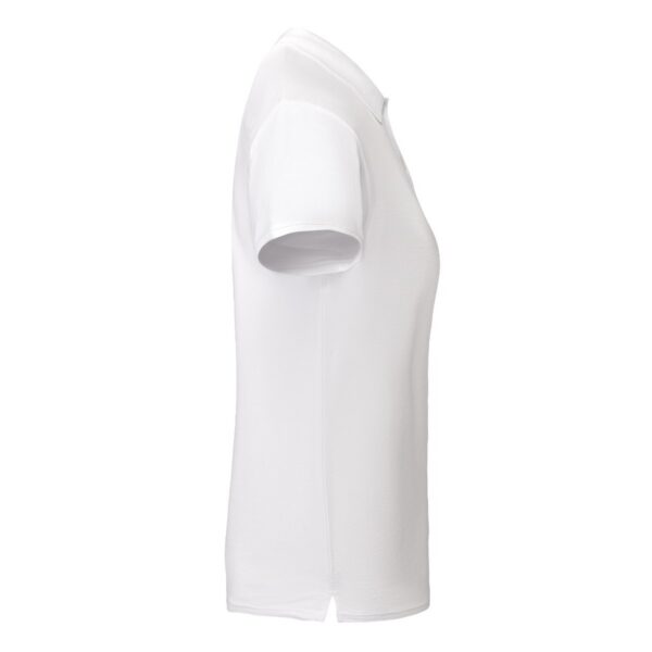 Polo Donna Organica OCS - Bianco vista 3