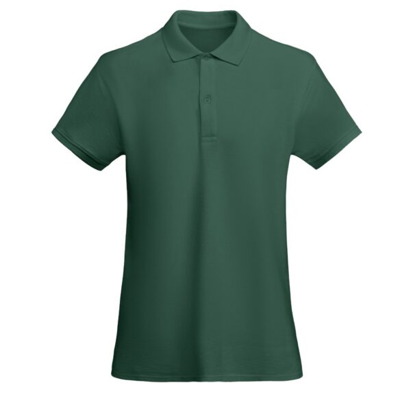 Polo Donna Organica OCS - Verde Bottiglia