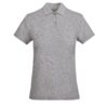 Polo Donna Organica OCS - Grigio Vigore