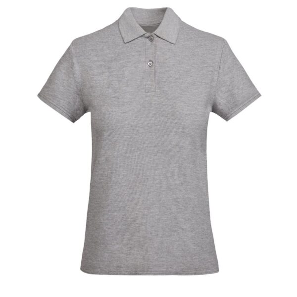 Polo Donna Organica OCS - Grigio Vigore