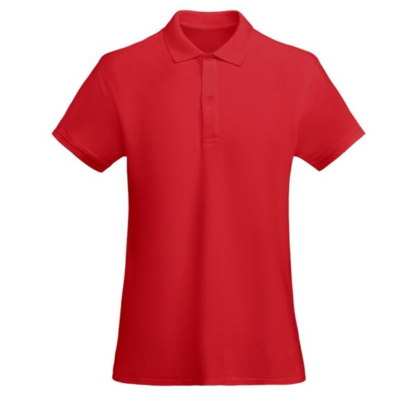 Polo Donna Organica OCS - Rosso
