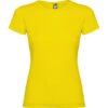 T-Shirt Donna Aderente - Giallo