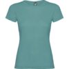 T-Shirt Donna Aderente - Azzurro Dusty