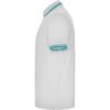 Polo Cotone Pettinato 230 g - Bianco/Turchese vista 2