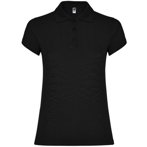 Polo Donna in Cotone - Nero