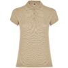 Polo Donna in Cotone - Sabbia
