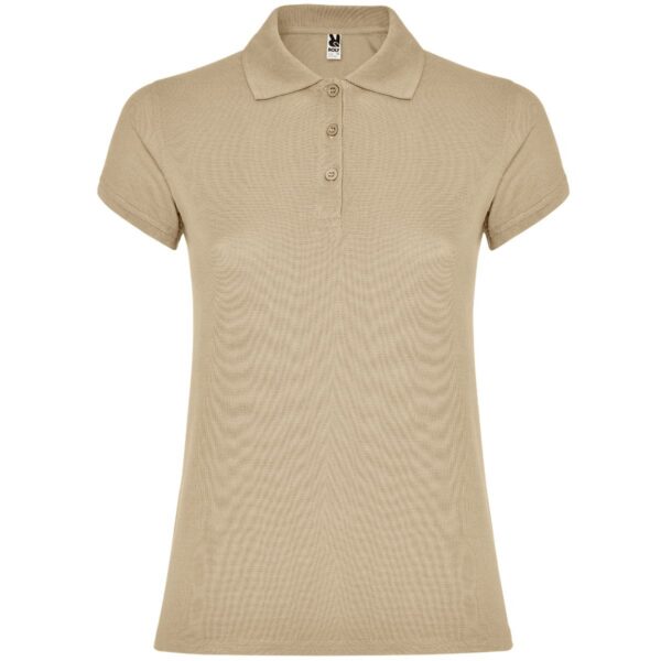 Polo Donna in Cotone - Sabbia